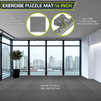 ProsourceFit Exercise Puzzle Mat ½-inch, EVA Interlocking Foam Floor Tiles - Image 2
