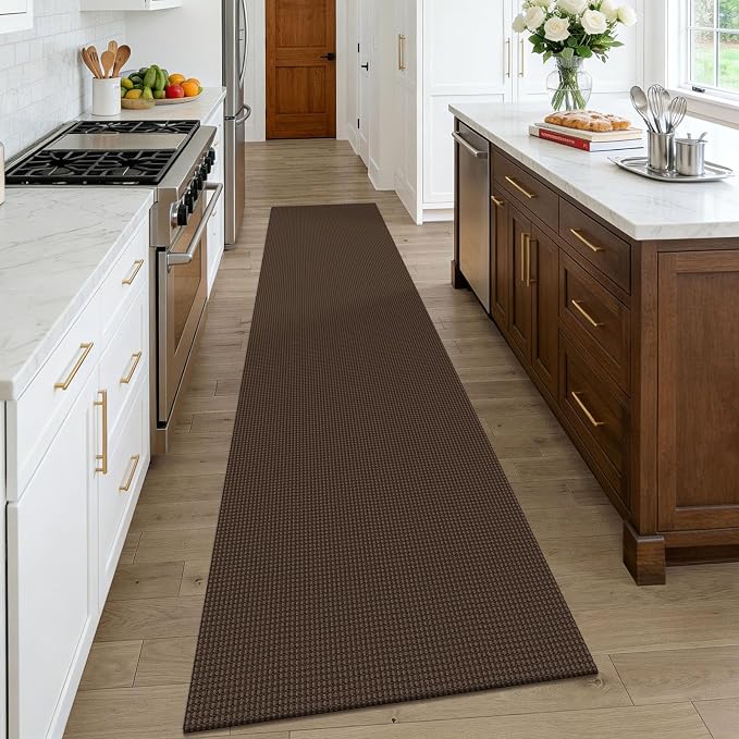 KOZYFLY Cotton Runners Rugs for Hallway 2.5'x10', Washable Runner Rug, Woven - Image 2