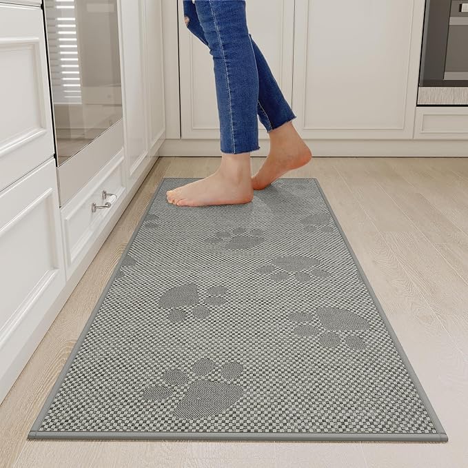 YDKGL Kitchen Mats for Floor, Super Absorbent Kitchen Rugs Non Slip Washable by YDKGL