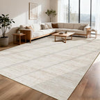 8x10 Area Rugs for Living Room, Modern Abstract Non-Slip Backing Washable Rugs by Unknown