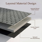 48"x60" Office Chair Mat for Hardwood Tile Floor, Under Desk Carpet Protector - Image 4