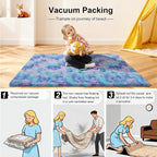4x6 Rugs for Bedroom, Fluffy Area Rugs for Living Room, Small Fuzzy Shag Soft - Image 5