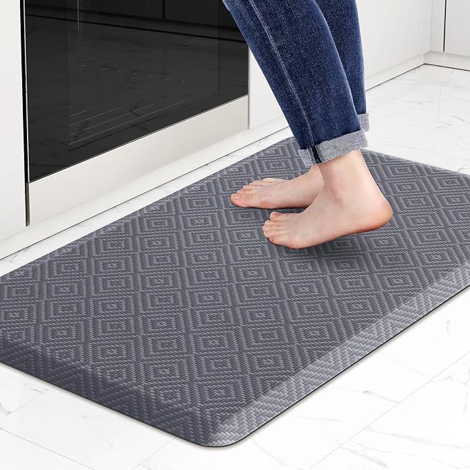 Mattitude Kitchen Mat Cushioned Anti-Fatigue Floor Mat Water Resistant Non-Slip by Mattitude