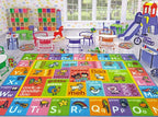 KC Cubs 8x10 ABC Alphabet Animal Sounds Rug – Educational Non-Slip Carpet Play - Image 5