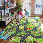 Zoo Adventure Kids Rug, Cute Animal Play Mat - Image 2