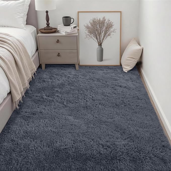 6x9 Area Rugs for Living Room Bedroom: Ultra Soft Fluffy Shag Rug Upgrade - Image 3