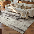 Ompaa Living Room Rug 5x8 Coffee Area Rug Machine Washable Boho Rug Non Slip - Image 2