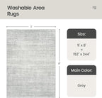 Valenrug Washable Rugs 5x8 - Image 2