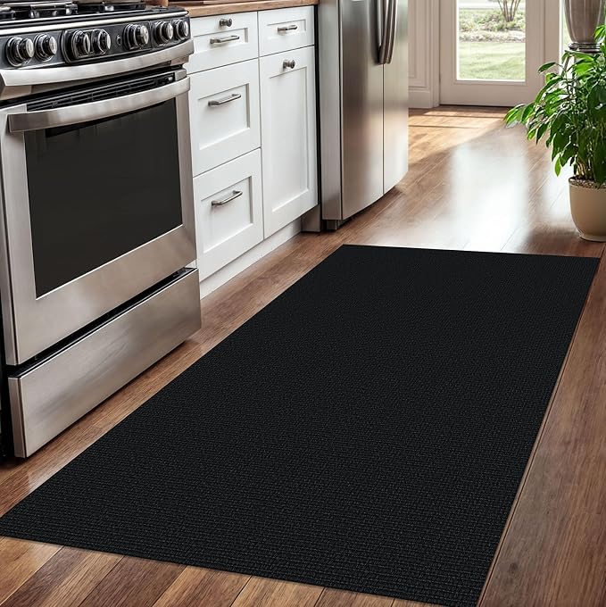 KOZYFLY Washable Entryway Rug 3x5 Ft Area Rugs Cotton Rubber Backed Throw Rugs - Image 8