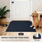 PURRUGS Dirt Trapping Door Mat 24" x 35.5", Non-Slip Machine Washable Entryway - Image 8