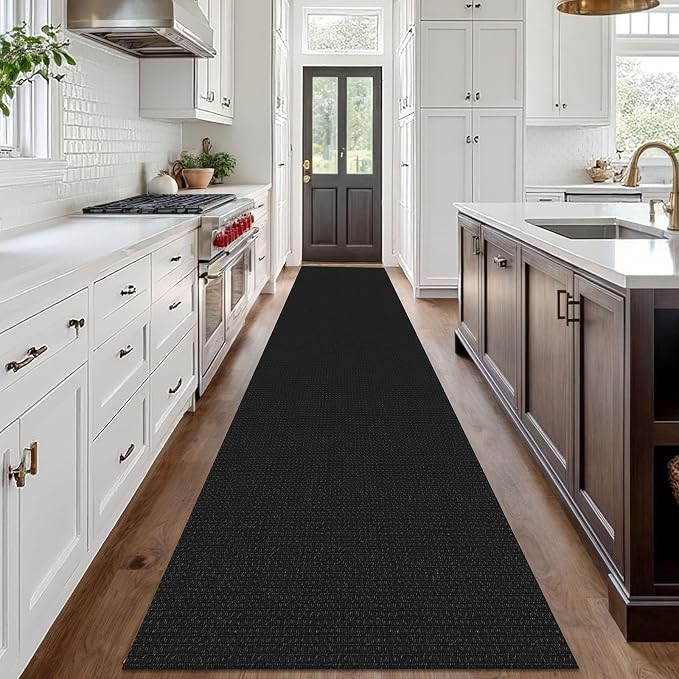 IOHOUZE Washable Exrea Long Hallway Runner Rug 3x18 Non Slip Rubber Backed - Image 7