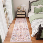 AMTOVO 2x6 Runner Rug for Hallway, Washable Non-Slip Long Kitchen Carpet - Image 2