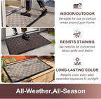 Mibao Front Door Mat, Heavy Duty Durable Welcome Mat - Image 6
