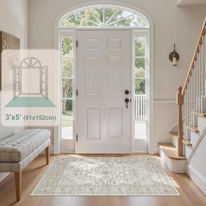 Tortania Area Rug Living Room Rugs - Image 3