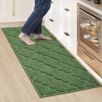 COSY HOMEER Kitchen Rugs 20"x48" Non-Slip Absorbent Soft Kitchen Runner Rug by COSYHOMEER