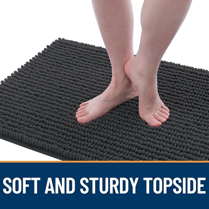 OLANLY Dog Door Mat for Muddy Paws 47x24, Ultra Absorbent Chenille Mud Doormat - Image 3