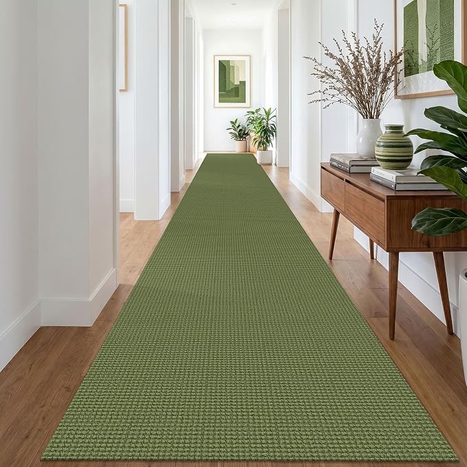 IOHOUZE Washable Exrea Long Hallway Runner Rug 3x20 Non Slip Rubber Backed - Image 8