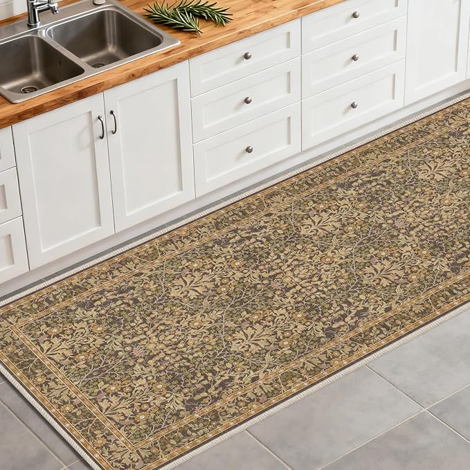 Washable 2' x 6' Runners for Hallways, Non Slip Long Floor Runner for Kitchen - Image 2