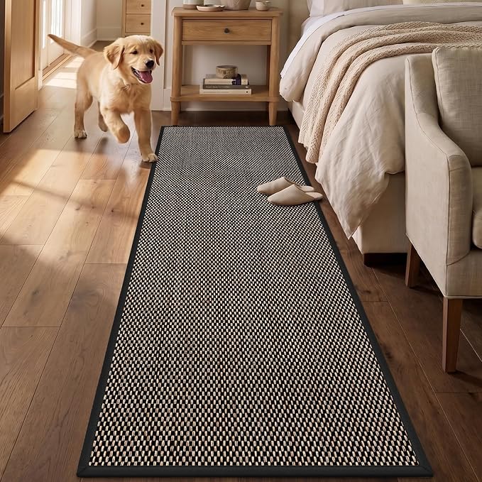 DEX Hallway Runner Rug 2'4''x8, Non Slip Rubber Backing Inside Entryway Carpet - Image 9