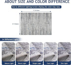 5x7 Area Rugs - Ultra-Thin Washble Rugs, Non-Slip Low Pile Abstract Print Rugs - Image 2