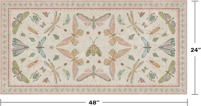 Hazo Haus Light Pink Washable Bathroom Rug - Image 2