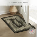 Maples Rugs Marion Bohemian Braided-Style Print Area Rug – Made in USA – - Image 3