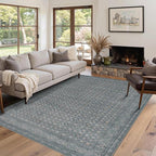 Rugxara Washable Area Rug for Living Room, Vintage Boho Rugs for Office - Image 2