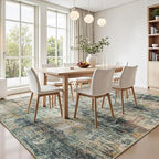 Lofus 9x12 Area Rug for Living Room, Coffee/Green Abstract Large Rugs - Image 3