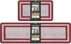 Mattitude Kitchen Mats Set of 2 Cushioned Rugs 0.47 inch Thick Anti-Fatigue Mats by Mattitude