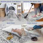 3x5 Washable Entryway Rug – Non-Slip Rubber Backed Small Area Rug - Image 8