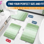 OLANLY Large Bathroom Rugs Mat 45x27, Extra Soft Absorbent Microfiber Bath Rugs - Image 2