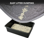 WePet Cat Litter Box Mat, Kitty Premium PVC Pad, Durable Trapping Rug, - Image 5