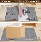 Indoor Door Mat 30"x47" Large, Low-Profile Welcome Front Door Mat Indoor - Image 7