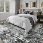 8x10 Area Rugs for Living Room, Abstract Neutral Washable Bedroom Rug, Modern - Image 7