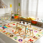 Kids Rugs for Playroom Washable, Educational and Fun Learning Rugs - Image 2