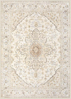 Area Rugs 8x10 Vintage Rug: Large Washable Living Room Rug Retro Medallion - Image 8