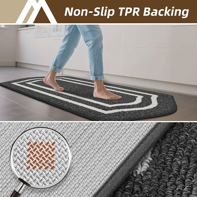 COSY HOMEER Kitchen Rugs and Mats 24"x48" Non Slip Kitchen Mats - Image 4