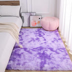 AROGAN Soft Rainbow Area Rugs for Girls Room 3x5 Feet, Fluffy Girls Bedroom Rugs - Image 2