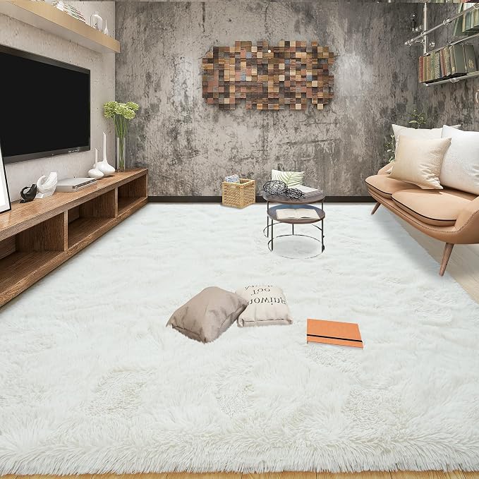 Tepook Super Soft Fluffy Rug for Bedroom, Modern Shaggy Fuzzy Kids Rugs for - Image 3