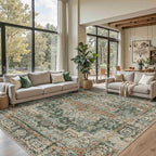 Rugxara 8x10 Area Rugs for Living Room Bedroom, Large Washable Rug, Non Slip & by Rugxara