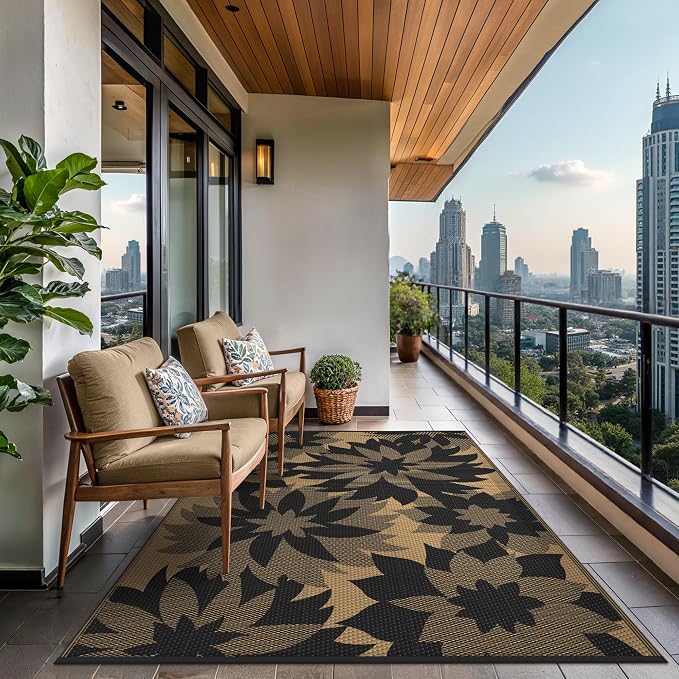 GENIMO Outdoor Rug 6' x 9' Waterproof - Image 4