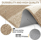 Kitinjoy Indoor Outdoor Door Mat, 54x24 Non-Slip Absorbent Dirt Trapper - Image 3
