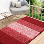 Kitinjoy Indoor Outdoor Door Mat, 48x32 Non-Slip Absorbent Dirt Trapper by Kitinjoy