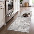 Abstract 2x5 Rug Runner Washable Non-Slip Hallway Carpet by BYYVOORugsforYourHome