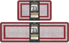Mattitude Kitchen Mats Set of 2 Cushioned Rugs Anti-Fatigue Mats by Mattitude