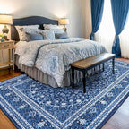 Lessymo Area Rugs 9x12 Living Room- Large Area Rug Machine Washable Area Rug - Image 3