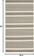 SAFAVIEH Washable Rug Outdoor Courtyard Collection - Image 2