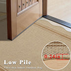 Easy Jute Kitchen Rug 2x3 Front Door Mat Washable Non Slip Entryway Rug - Image 6