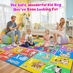 Non-Slip & Soft Kids Alphabet Rug - Image 6