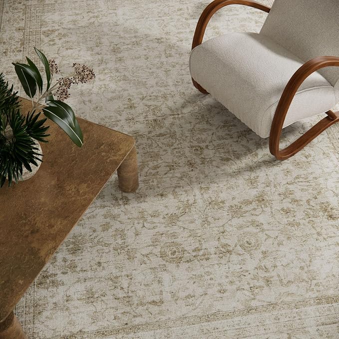 10x12 Area Rug Washable Rugs: Large Living Room Rug Stain Resistant Non Slip - Image 3